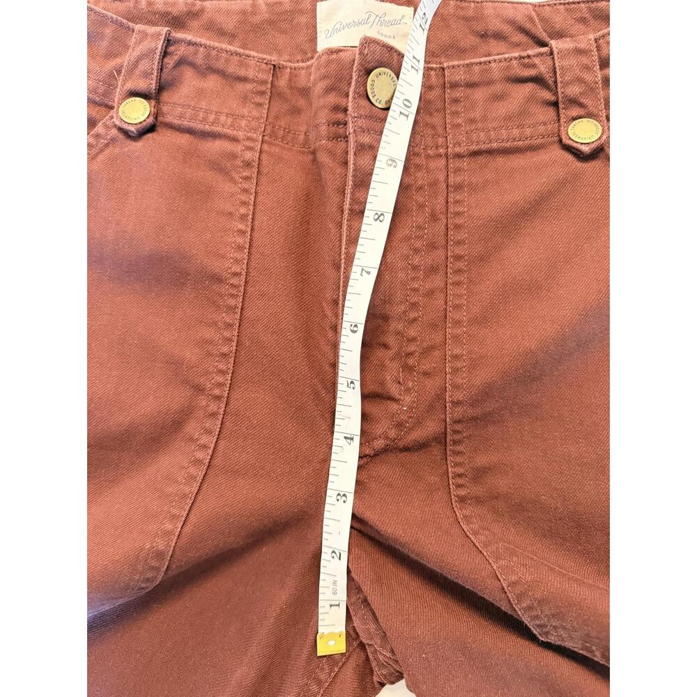 Universal Thread Rust Utility Straight Leg Pants Size 2 - Picture 8 of 9
